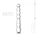 Скляний дилдо у вигляді намистин Gildo Glass Dildo No. 19 - Зображення 4