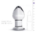 Скляна анальна пробка Gildo Glass Buttplug No. 26 - Зображення 3