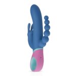 Вібратор-кролик з ротацією и анальним стимулятором PMV20 Vice - Double Vibrator - Зображення 2