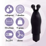 Вібратор на палець FeelzToys Magic Finger Vibrator Black - Зображення 5