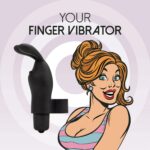 Вібратор на палець FeelzToys Magic Finger Vibrator Black - Зображення 2