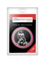 Скотч для бондажа Fetish Tentation Fuchsia (15м), не липне до шкіри і волосків, тільки сам до себе - Зображення 2