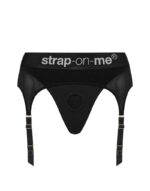 Труси для страпону з підв'обов'язками для панчіх Strap-On-Me REBEL HARNESS - M - Зображення 3