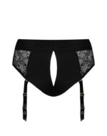Мереживні труси для страпону з підв'язками для панчох Strap-On-Me DIVA HARNESS - M - Зображення 4