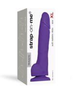 Реалістичний фалоімітатор Strap-On-Me SOFT REALISTIC DILDO Violet - Size XL - Зображення 3