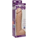 Фалоімітатор Doc Johnson Realistic Hung - Vanilla, Vac-U-Lock, діаметр 7 см - Зображення 3