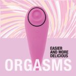 Пульсатор для клітора плюс вібратор FeelzToys - FemmeGasm Tapping & Tickling Vibrator Pink - Зображення 5