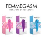 Пульсатор для клітора плюс вібратор FeelzToys - FemmeGasm Tapping & Tickling Vibrator Pink - Зображення 7
