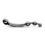 Анально-вагінальний стимулятор Sinner Gear Unbendable – Multi-Stim Pleasure Wand Metal Anal Dildo - Зображення 4