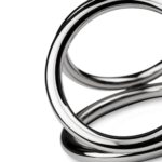 Потрійне ерекційне кільце Sinner Gear Unbendable – Triad Chamber Metal Cock and Ball Ring – Large - Зображення 4