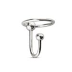 Уретральна вставка з кільцем Sinner Gear Unbendable - Sperm Stopper Solid, діаметр кільця 3,2см - Зображення 2
