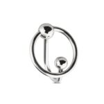 Уретральна вставка з кільцем Sinner Gear Unbendable - Sperm Stopper Solid, діаметр кільця 3,2см - Зображення 4
