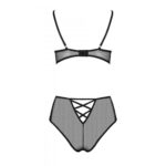 Еротичний комплект з малюнком Passion LOVELIA BIKINI L/XL, black - Зображення 4