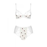 Еротичний комплект з малюнком Passion LOVELIA BIKINI S/M, white - Зображення 3