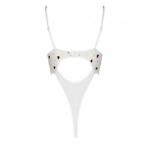 Еротичний боді з малюнком Passion LOVELIA BODY S/M, white - Зображення 6