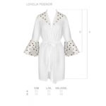 Повітряний пеньюар Passion LOVELIA PEIGNOIR L/XL, white - Зображення 6