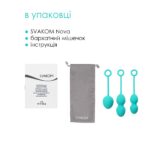 Набір вагінальних кульок зі зміщеним центром ваги Svakom Nova Green - Зображення 5
