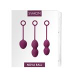 Набір вагінальних кульок зі зміщеним центром ваги Svakom Nova Violet - Зображення 6