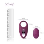 Ерекційне кільце з вібрацією та пультом ДК Svakom Winni Violet - Зображення 2