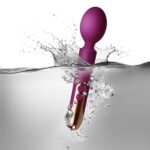 Вібромасажер Rocks Off Oriel Purple, водонепроникний, гнучка головка, потужний, LED-підсвічування - Зображення 3