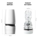 Мастурбатор Tenga - Aero Masturbator Silver, інноваційна технологія всмоктування - Зображення 2