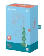 Анальний стимулятор-намистини з двома моторами Satisfyer Lolli-Plug 2 Green - Зображення 6
