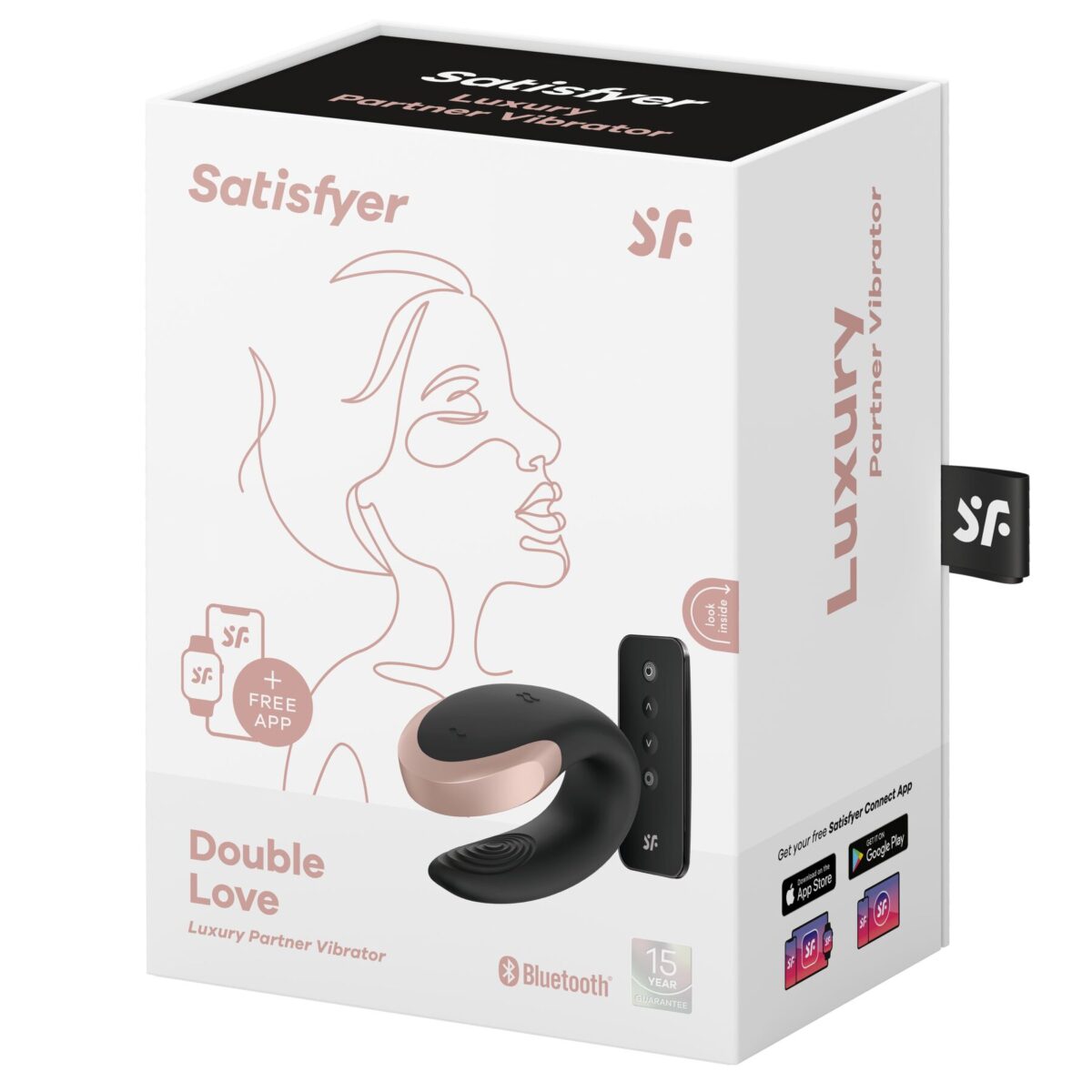 Смарт-вібратор для пар Satisfyer Double Love (Black) - Зображення 7