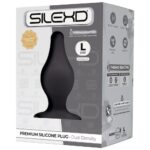 Анальна пробка SilexD (Model 2 size L) двошаровий, силікон+Silexpan, діаметр 4,5 см - Зображення 2