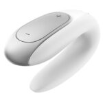 Смартвібратор для пар Satisfyer Double Fun (White) з пультом ДК - Зображення 4