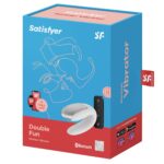 Смартвібратор для пар Satisfyer Double Fun (White) з пультом ДК - Зображення 6