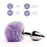 Анальна пробка FeelzToys - Bunny Tails Butt Plug Purple - Зображення 2