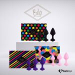 Набір силіконових анальних пробок FeelzToys - Bibi Butt Plug Set 3 pcs Black - Зображення 6