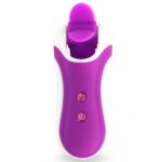Стимулятор з імітацією оральних пестощів FeelzToys - Clitella Oral Clitoral Stimulator Purple - Зображення 3