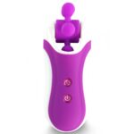 Стимулятор з імітацією оральних пестощів FeelzToys - Clitella Oral Clitoral Stimulator Purple - Зображення 2