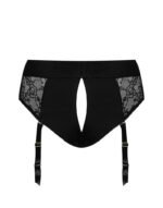 Мереживні трусики для страпона з підв'язками для панчіх Strap-On-Me DIVA HARNESS, S - Зображення 4