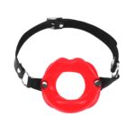 Кляп-розширювач у формі губ Art of Sex – Gag Lips, натуральна шкіра - Зображення 2