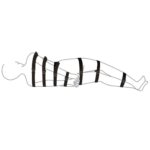 Ремені для бондажу Art of Sex - BDSM Bondage Black Night Simple - Зображення 2