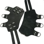 Поножі-манжети для підвісу за ноги Art of Sex – Leg Cuffs For Suspension, чорні, натуральна шкіра - Зображення 3