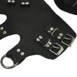Поножі-манжети для підвісу за ноги Art of Sex – Leg Cuffs For Suspension, чорні, натуральна шкіра - Зображення 4