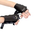 Манжети для підвісу за руки Art of Sex – Kinky Hand Cuffs For Suspension, чорні, натуральна шкіра - Зображення 5