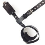 Фіксатори для шиї та рук Art of Sex - Bondage Set з натуральної шкіри, колір чорний - Зображення 5