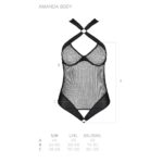 Сітчастий боді з халтером Passion Amanda Body XXL/XXXL, black - Зображення 5