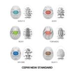 Мастурбатор-яйце Tenga Egg Wavy II з подвійним хвилястим рельєфом - Зображення 6