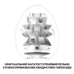 Мастурбатор-яйце Tenga Egg Boxy з геометричним рельєфом - Зображення 3