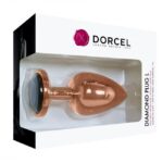 Металева анальна пробка із прикрасою у вигляді кристалу Dorcel - Diamond Plug L - Зображення 5