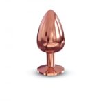 Металева анальна пробка із прикрасою у вигляді кристалу Dorcel - Diamond Plug L - Зображення 2