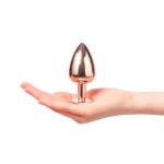 Металева анальна пробка із прикрасою у вигляді кристалу Dorcel - Diamond Plug L - Зображення 4