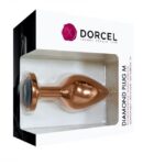 Металева анальна пробка із прикрасою у вигляді кристалу Dorcel - Diamond Plug M - Зображення 5