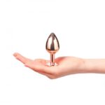 Металева анальна пробка із прикрасою у вигляді кристалу Dorcel - Diamond Plug M - Зображення 3