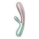 Смарт вібратор-кролик із підігрівом Satisfyer Hot Lover Green - Зображення 2